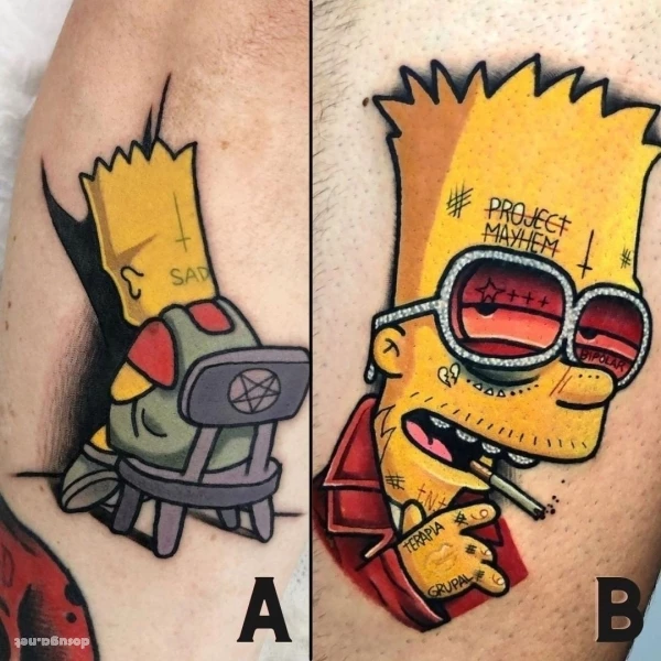 странные и мерзкие татуировки