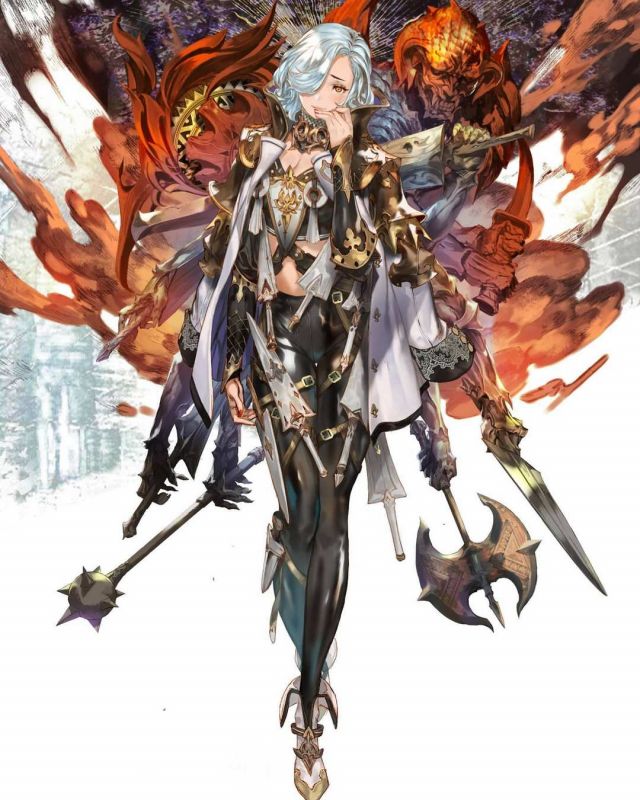 Красивые Аниме с Девушками от художника из Южной Кореи