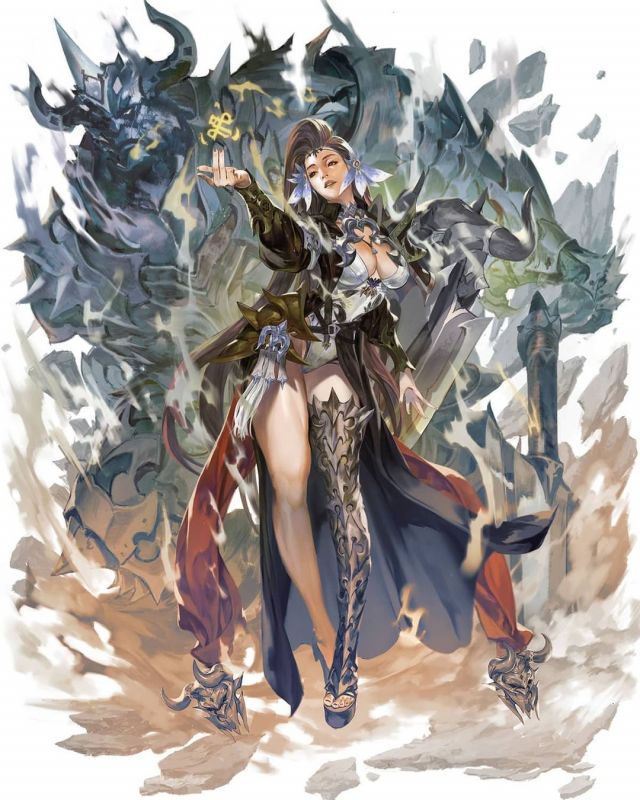 Красивые Аниме с Девушками от художника из Южной Кореи