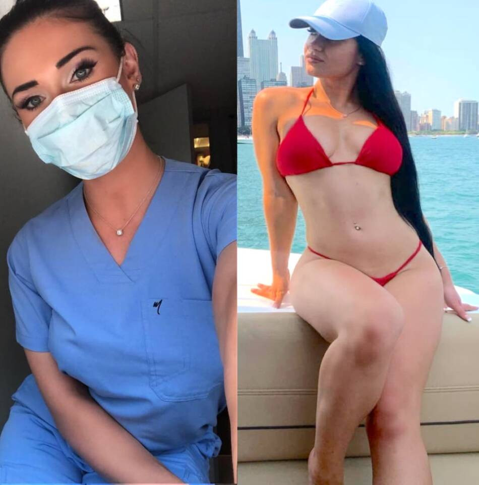 Девушки в форме и без нее