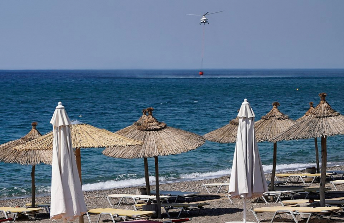 Пожары в Греции