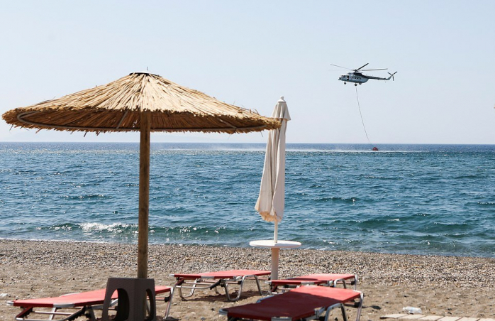 Пожары в Греции