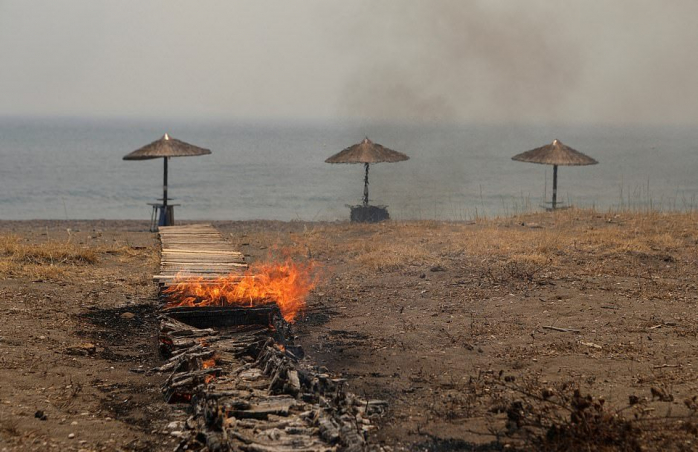 Пожары в Греции
