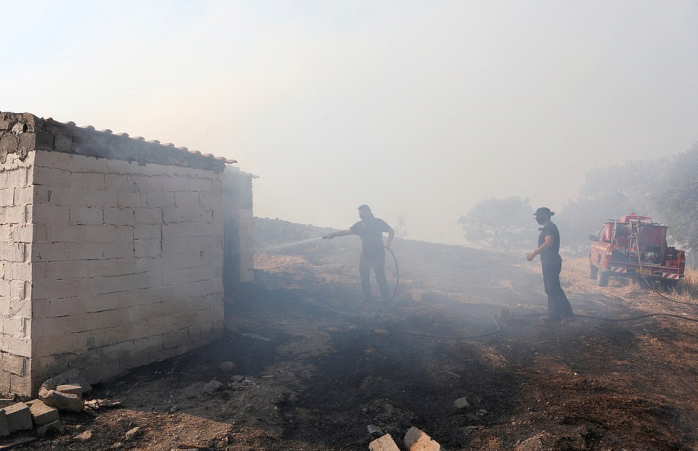 Пожары в Греции