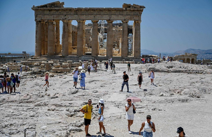 Пожары в Греции