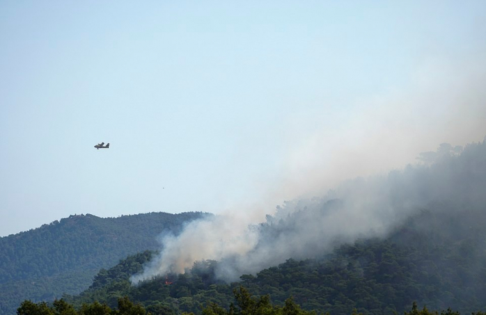Пожары в Греции