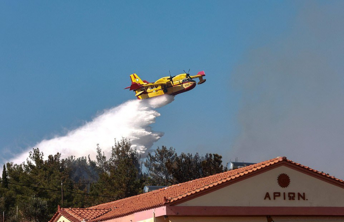 Пожары в Греции