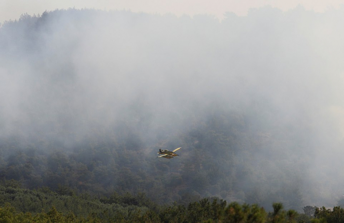 Пожары в Греции
