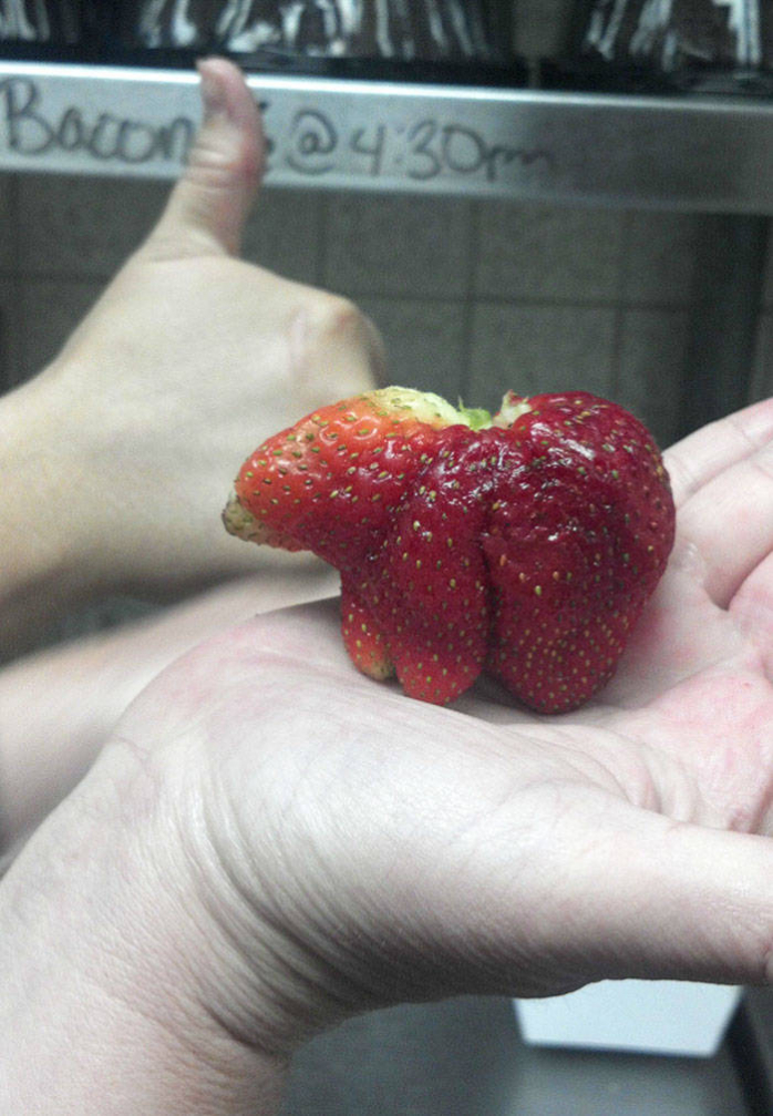 Овощи и Фрукты довольно забавной Формы