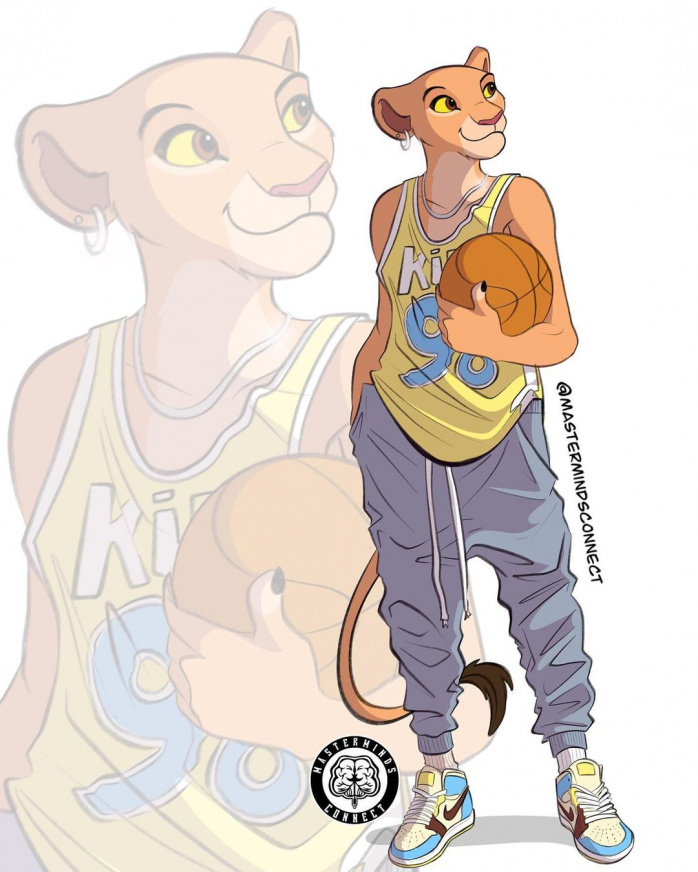 Животные Диснея в стильных образах