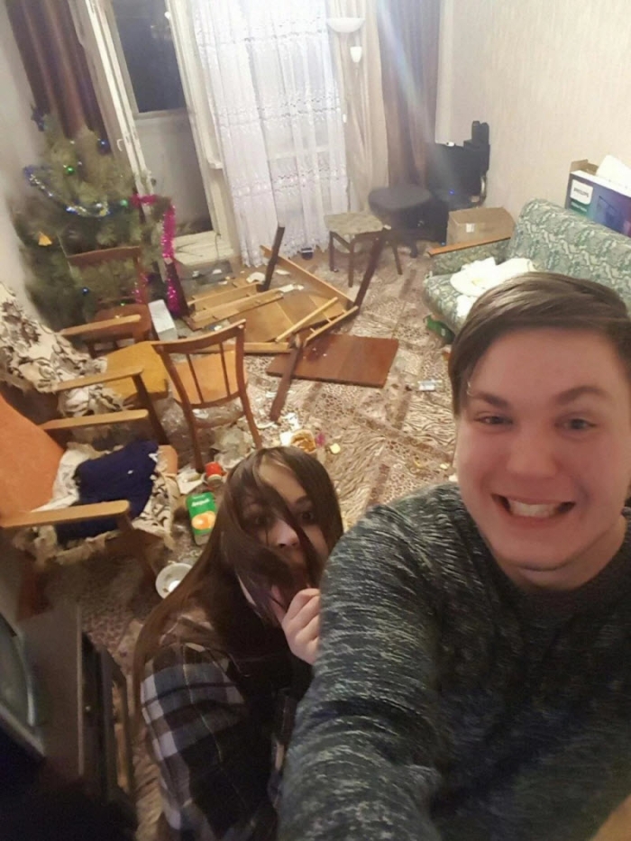 Вписка с пьяными девушками