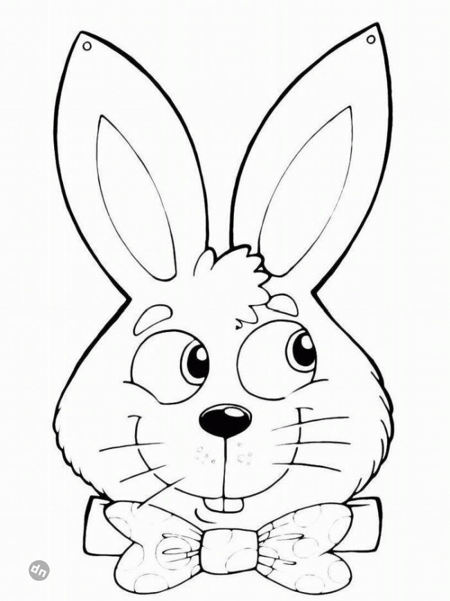 Заяц для срисовки