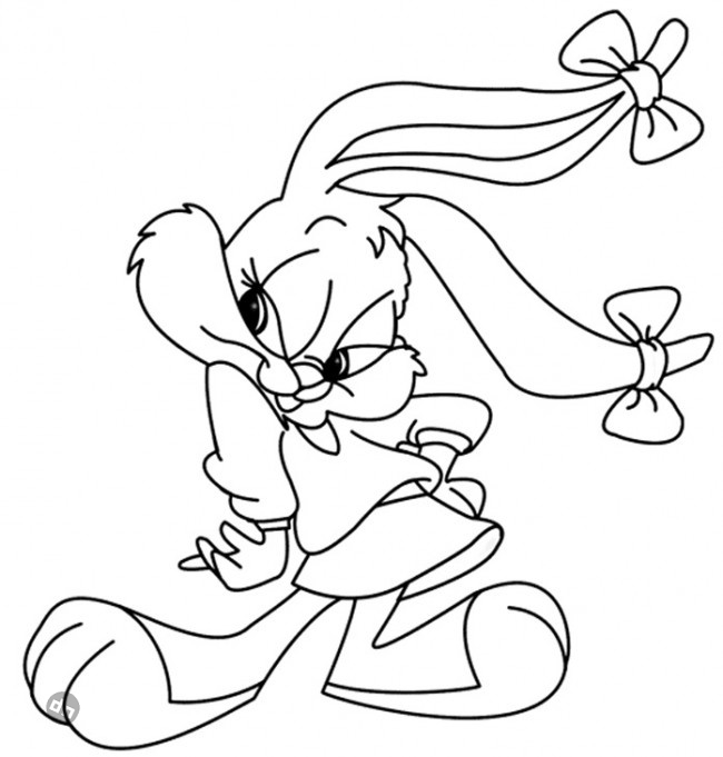 Заяц для срисовки