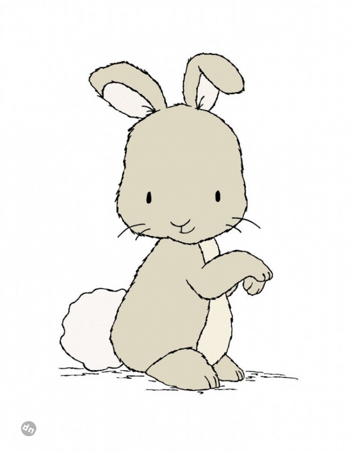 Заяц для срисовки