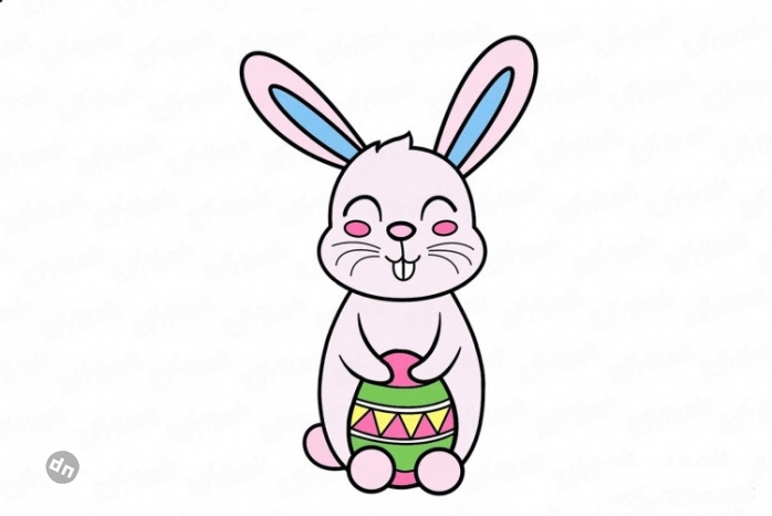 Заяц для срисовки