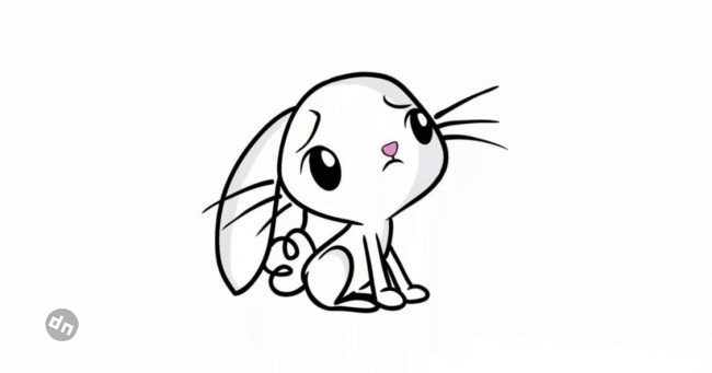 Заяц для срисовки