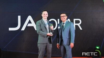 JA Solar пятый год подряд получает звание Highest Achiever в RETC 2024 PV Module Index