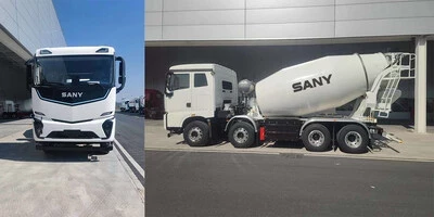 Электрический автобетоносмеситель SANY 408P прошел испытания на соответствие стандартам GSR ЕС