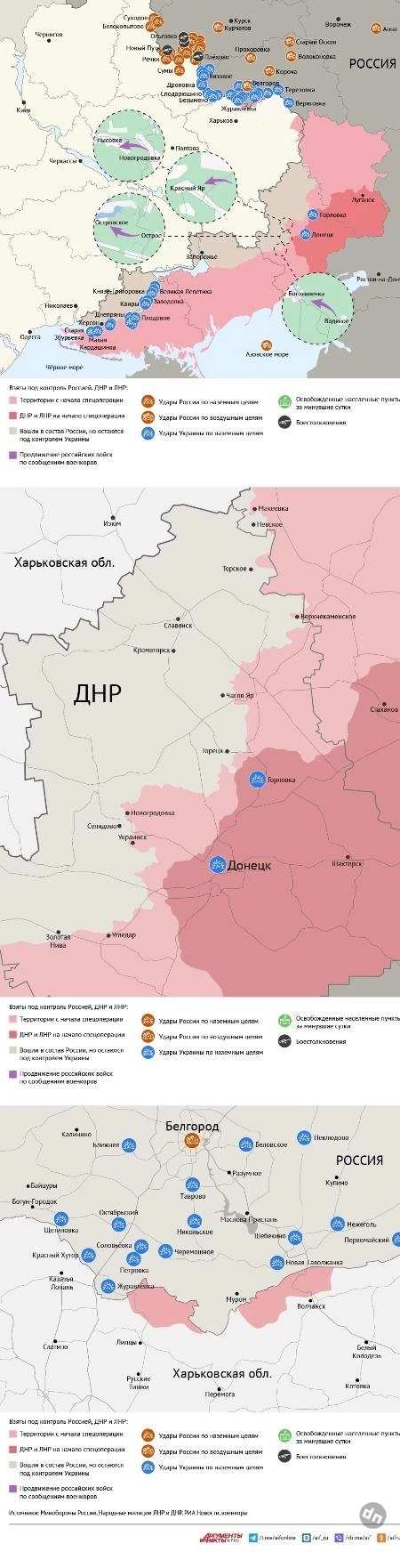 Новая карта боевых действий на Украине 6 октября: свежая информация о военной спецоперации сегодня