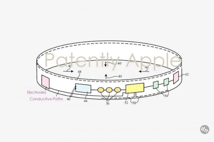 Apple получил патент на "умный" браслет для контроля здоровья