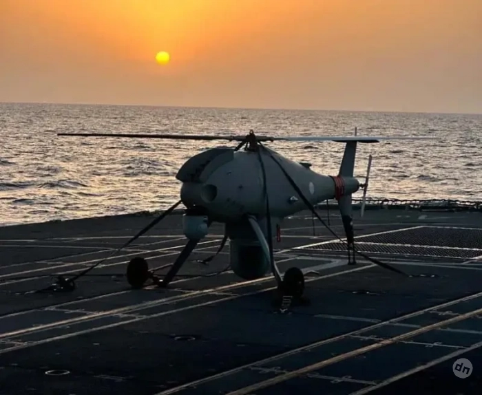 Британские ВМС успешно применили свой новый беспилотный мини-вертолёт Peregrine в операциях на Ближнем Востоке