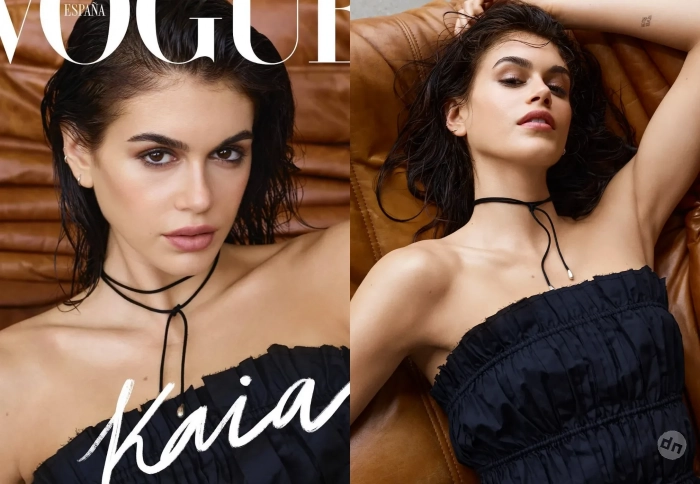 Дочь Синди Кроуфорд Кайя Гербер снялась для обложки Vogue