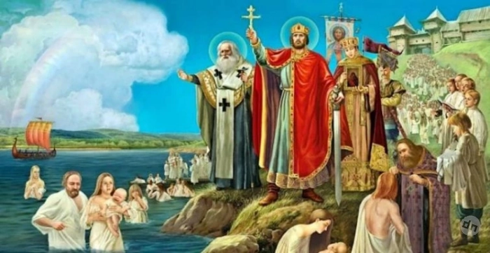 Красивые поздравления и открытки в День крещения Руси, отмечаемый 28 июля 2025 года