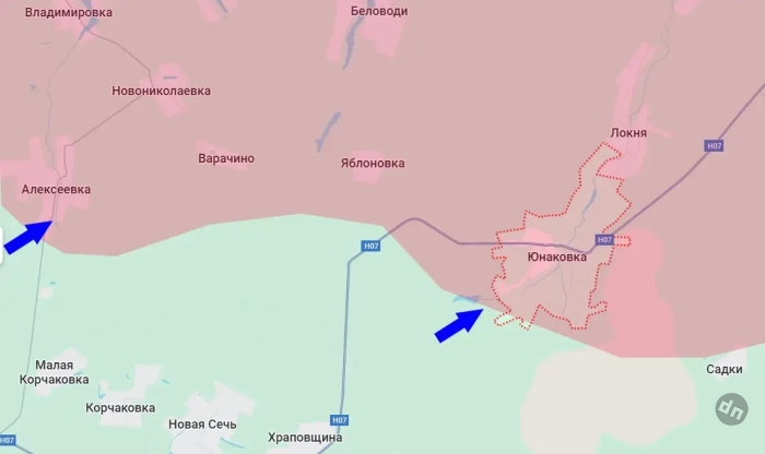 Противник бросает спецназ на Юнаковку в попытках выбить наши войска из Сумской области