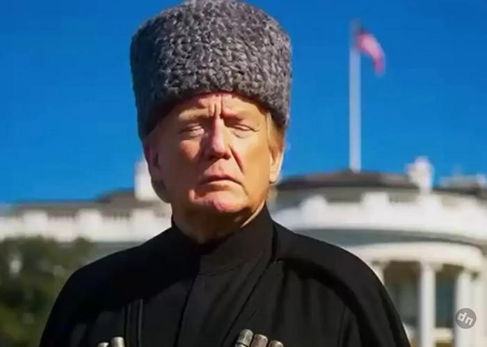 Кадыров опубликовал генерацию Трампа нейросетью в папахе на фоне Белого дома