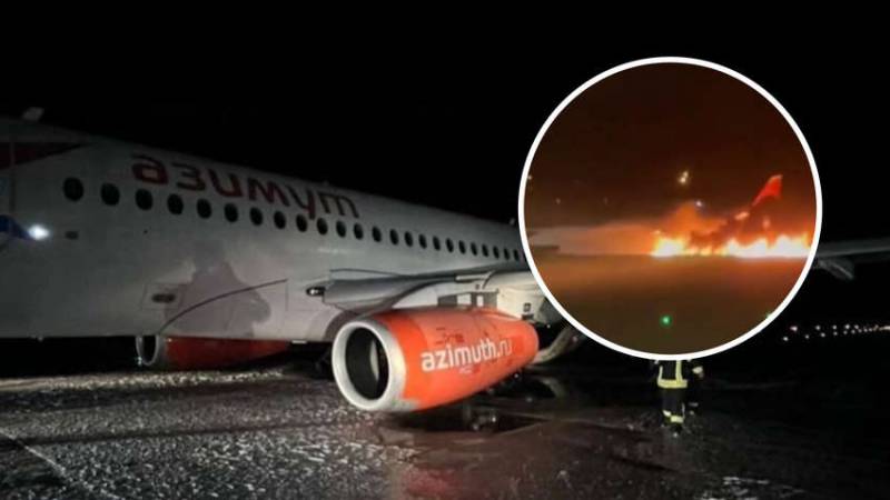 В Турции произошел инцидент: сгорел Superjet – что известно?